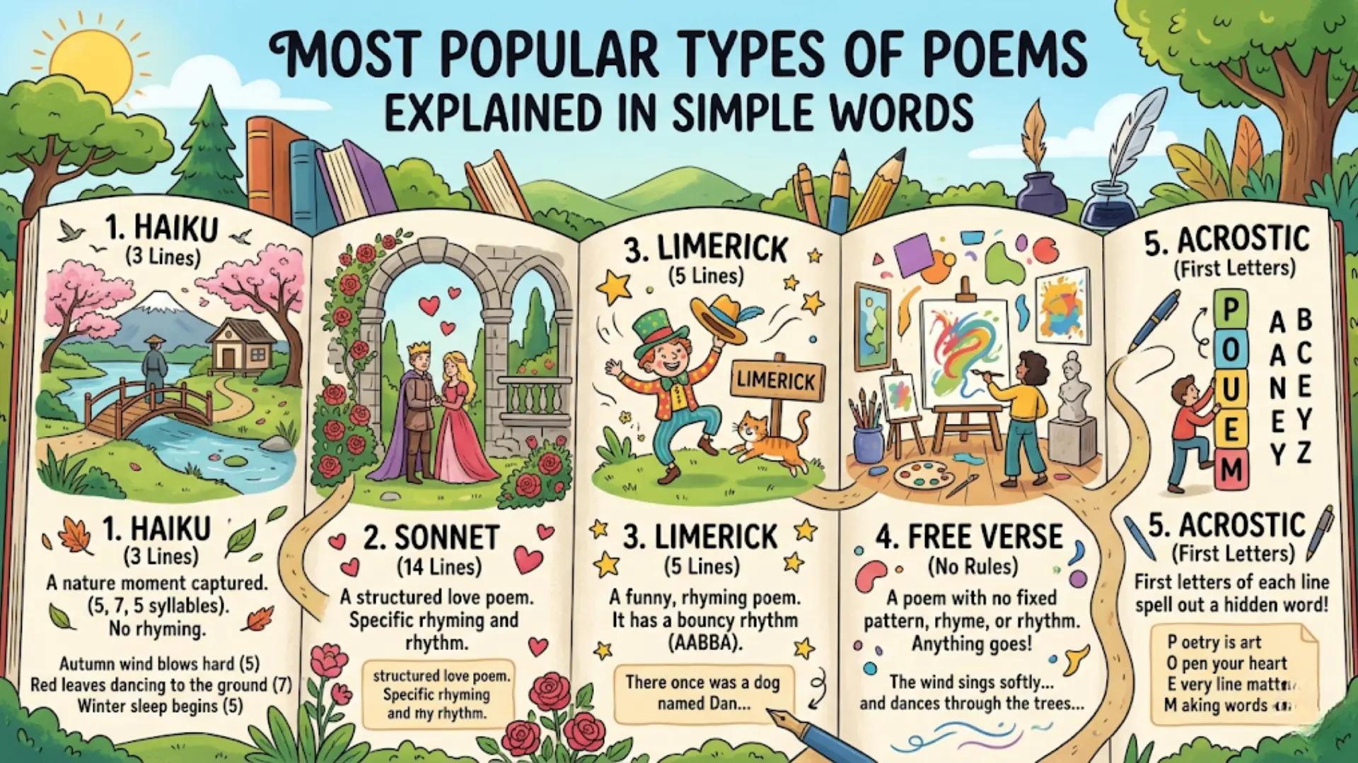 types of poems